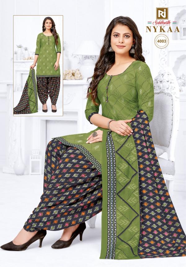 siddharth-nykaa-vol-4 Cotton Designer Exclusive Patiyala Dress Material